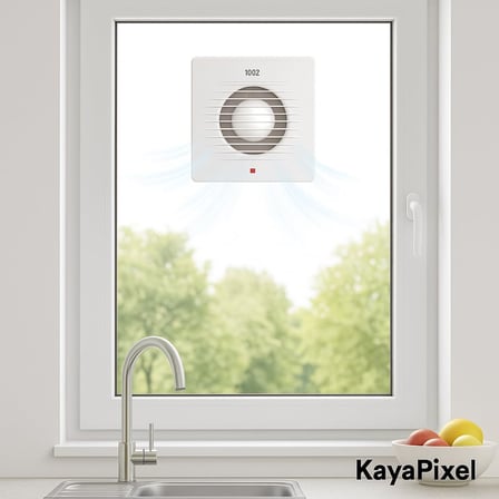 Horoz 12 cm 120’lik Banyo Mutfak Tuvalet Havalandırma Fanı | 15W Sessiz Aspiratör, 1900 RPM, 120 m³/h Debi, IP20 Koruma, ABS Plastik, 220V – Enerji Verimli ve Dayanıklı Fan