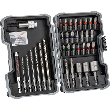 Bosch 1/4 HEX HSS-G 35 Parça Metal Matkap Ucu Set