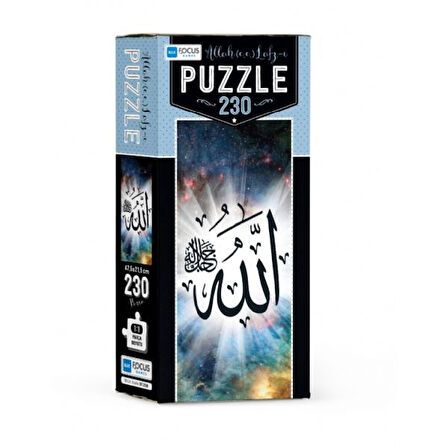 Blue Focus Allah (c.c) Lafz-ı - Puzzle 230 Parça  (4022)