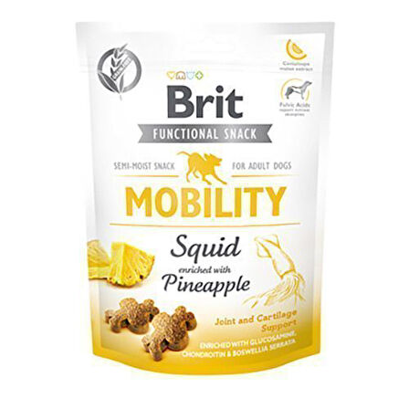 Brit Mobility Ananas ve Kalamarlı Köpek Ödül Maması 150 Gr - Lisinya