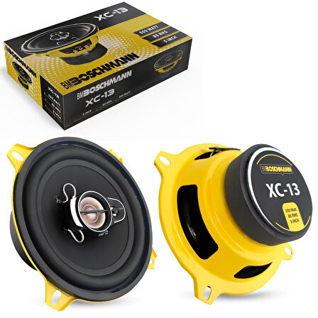 BOSCHMANN TURBO XC-13 Oto Hoparlör 13cm 500 Watt Tweeterli 2 Adet