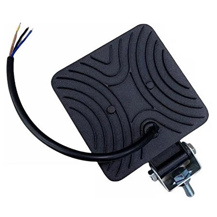 Tecnopoint Beyaz Led Sarı Kırmızı Çakarlı Kare Off Road Sis Farı Çalışma Lambası 26 Led 10-36V 102W