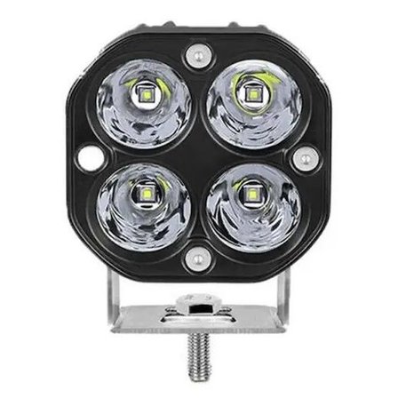 3'' Beyaz Sarı Led Çakarlı Spot Off Road, Motosiklet Sis Farı Çalışma Lambası 12-24V 40W