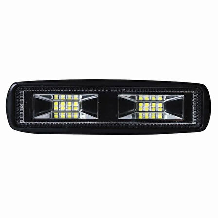 Wolfram Beyaz Led Off Road Sis Panjur Farı Çalışma Lambası 16 Led 10-30V 16W
