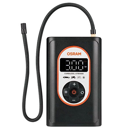 Osram Tyreinflate 4000 Dijital Şarjlı Lastik Şişirme Kompresörü Hava Pompası