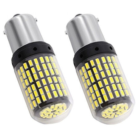 Beyaz Led P21W 93 Ampul 144 Led 12V (2 Adet)