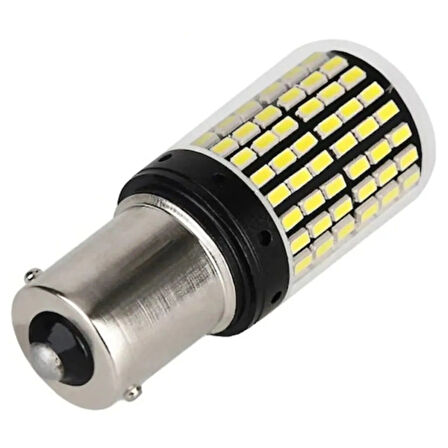 Beyaz Led P21W 93 Ampul 144 Led 12V (2 Adet)