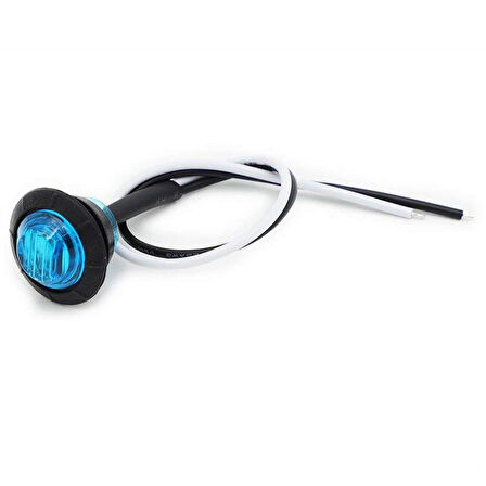 Off Road Kartal Gözü Yuvarlak Mavi Led Lamba 12-24V (5 Adet)