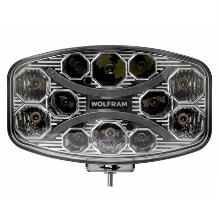 Wolfram Beyaz Sarı Led Off Road Sis Farı Çalışma Lambası 12 Led 10-30V 60W