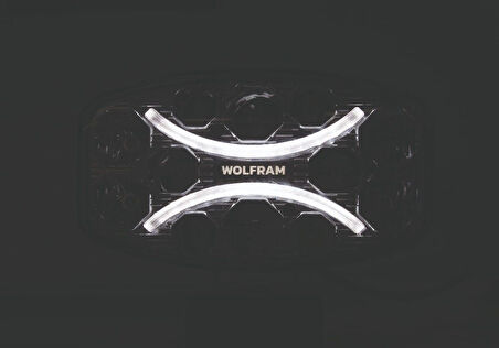 Wolfram Beyaz Sarı Led Off Road Sis Farı Çalışma Lambası 12 Led 10-30V 60W