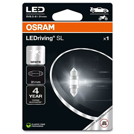 Osram LEDriving SL Sofit Beyaz Led Ampul 12V 31mm 1 Adet 6438DWP