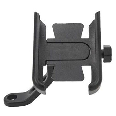 Motosiklet Telefon Tutucu Metal Ayarlı (Ayna)