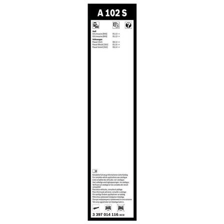 Bosch Tesla Model Y Silecek Takımı Aerotwin 650/475 2021-2024 A102S