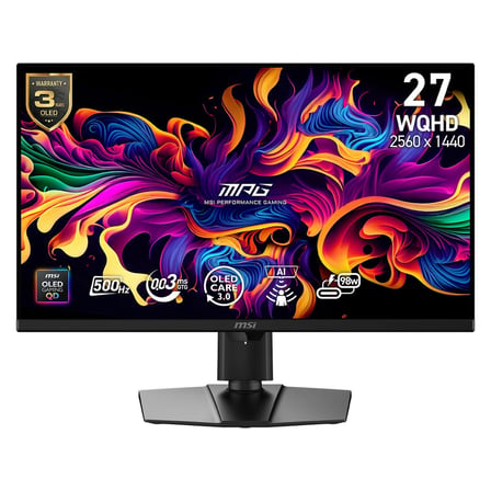 MSI MPG 271QR QD-OLED X50 27" 0.03 ms 2K Pivot 500 Hz Oyuncu Monitörü - Outlet