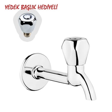 Klasik Uzun Musluk + Musluk Kapak Takımı Hediyeli (  )