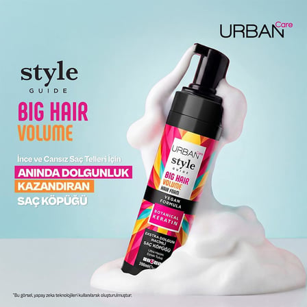 Urban Care Style Guide Ekstra Dolgunlaştırıcı Hacim Köpüğü- Esnek Tutuş Ultra Hacim-100ml