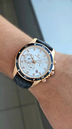 RAYMOND ERKEK KOL SAATİ RYM-1150-ROSE-SİYAH