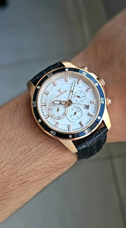 RAYMOND ERKEK KOL SAATİ RYM-1150-ROSE-SİYAH