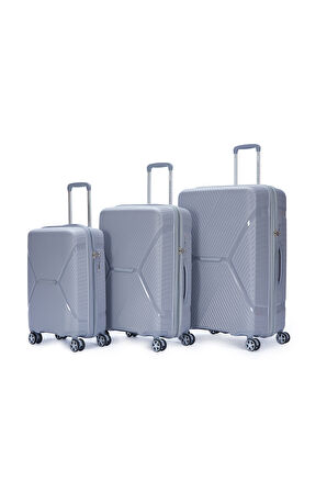 14BNT3000 Polipropilen 3 lü Valiz Seti