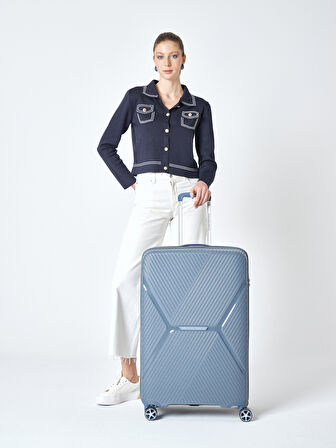 14BNT3000 Polipropilen 3 lü Valiz Seti