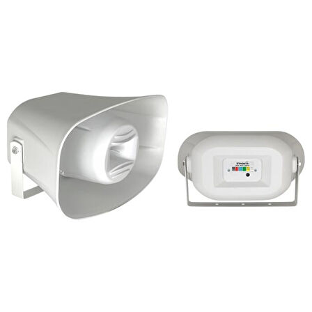 Osawa OSW-480T Aqua 50 Watt 16 CM Trafolu ABS Horn Hoparlör 8-16-32 Ohm 70-100 Volt Girişli 440X280x300mm