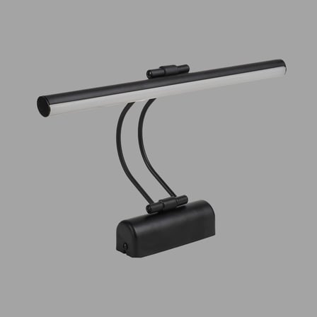 35 Cm Elektrikli 4000k Soft Beyaz Enerji Tasarruflu Flüt Led Aplik Banyo Tablo Çalışma Masası Duvar Sanat Eseri Ayna Dekoratif ve Modern Aydınlatma Gümüş (Krom) Renk (Antirasit)