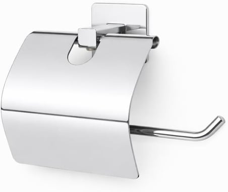 Alper Banyo Kare Krom Yapışkanlı Kapaklı Tuvalet Kağıtlığı Wc Kağıtlık Tuvalet Kağıdı Askısı