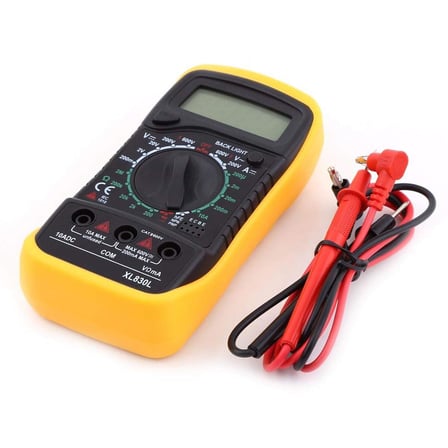 Dijital Multimetre Voltmetre Ampermetre Multimetre Multimetre AC / DC Voltmetre Direnç Akım Volt Ohm Test Cihazı Metre Mavi Arka Işık