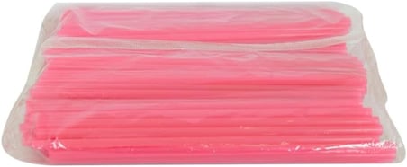 Körüksüz Pipet Ayran Kola Meşrubat Pipeti 19 Cm Kırmızı 150 Adet Paket