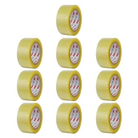10 ADET Onestar Koli Bandı 45 mm x 100 Mt Şeffaf Güçlü Yapışkanlı Kopmayan Bant