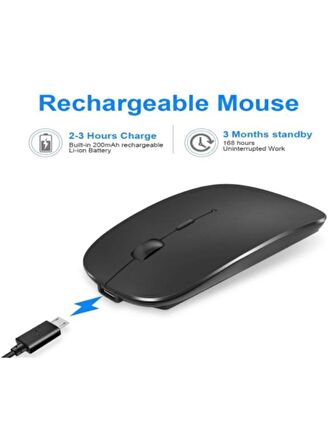 Wenn Tab 7" Uyumlu Kablosuz Bluetooth Şarj Edilebilir Mini Q Klavye Mouse Seti - Turkuaz