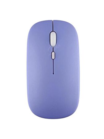 Casper Via S48 8" Uyumlu Kablosuz Bluetooth Şarj Edilebilir Mini Q Klavye Mouse Seti - Mor