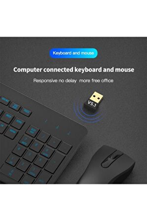 Bluetooth 5.1 Verici Alıcı Ses Bluetooth Dongle Kablosuz Usb Adaptörü V 5.1