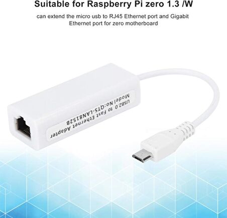 Micro Usb To Ethernet Çevirici Dönüştürücü Adaptör