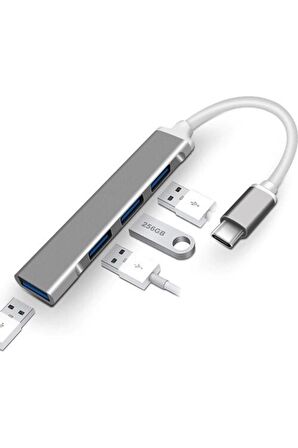 4 Port Usb 3.1 Hub Çevirici Çoğaltıcı Type C Çoklayıcı Type-c Çoklama 4 Portlu Usb 3.1 Hub Dağıtıcı