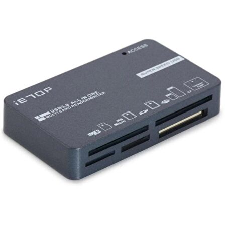 All in One Usb Type C 3.0 Profesyonel Usb Compact Süper Hızlı Çoklu Flash Kart Okuyucu