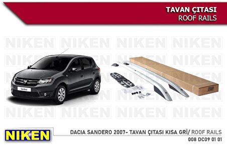 Dacıa Sandero Tavan Çıtası Kısa Gri 2007- Sonrası Modeller