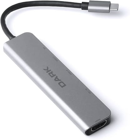 USB 3.1 Type-C 6 in 1 HDMI/TF SD Kart Okuyucu/USB 3.0 &amp; USB 2.0 / USB-C PD Dönüştürücü Çevirici HUB (DK-AC-U31X38)