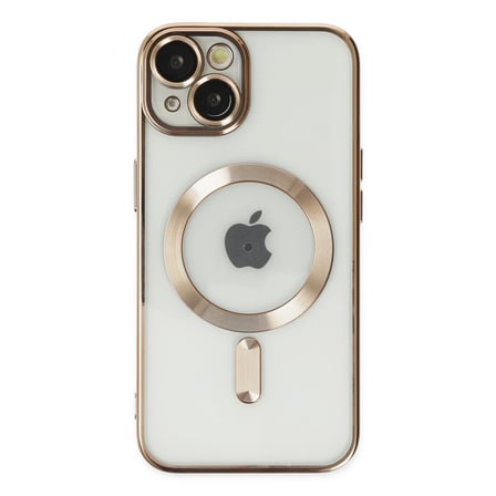 Apple iPhone 14 Plus Kılıf Kross Magneticsafe Kapak - Gold