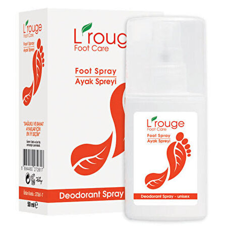 Ayak Kokusu Giderici - Mantar ve Ayak Kokusuna Karşı Etkili - Foot Spray