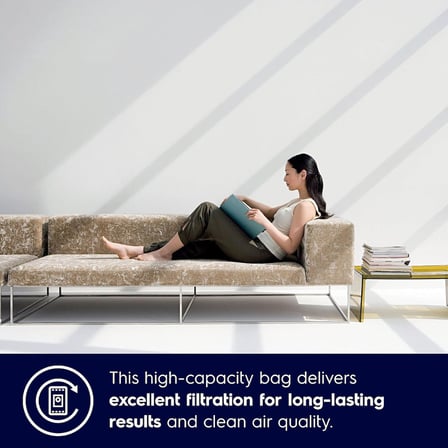 Electrolux E210S S-Bag Ultra Long Performance Elektrikli Süpürge Toz Torbası | 5 Litre Kapasite, Yüksek Emiş Gücü, Çok Katmanlı Filtrasyon | 3’lü Paket