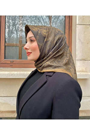 Yeni Sezon Çini Desen Soft Pamuk Rahat ve Zarif Eşarp