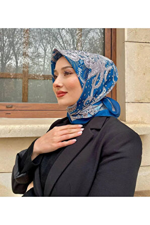 Yeni Sezon Çini Desen Soft Pamuk Rahat ve Zarif Eşarp