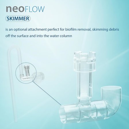 Neo Skimmer - Neo Flow Lily Pipes için/uyan Tatlı Su Bitkili Akvaryum Yüzey Skimmer, Akvaryum için Çerçevesiz Tank Skimmer, Ekili Tank Skimmer - Orta, 13mm ID için/sığar 1/2 "(12/16mm) Boru