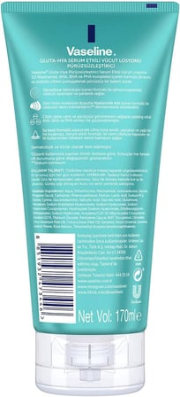 Gluta-Hya Serum Etkili Vücut Losyonu, Pürüzsüzleştirici, 170 Mililitre