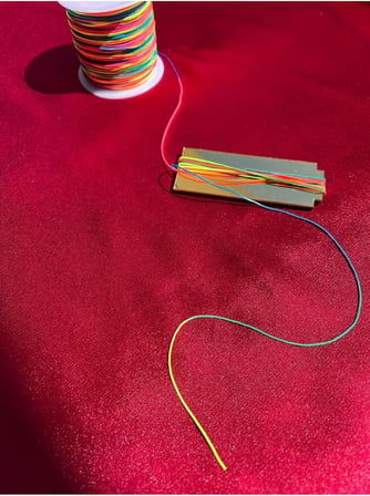 5 Metre Gökkuşağı Renk Paraşüt Ipi, Takı Ipi (0,80 Mm)