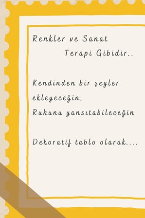 Güneş Mandala Ahşap Boyama Tuval Seti Hediye Hobi Kiti 20 Cm