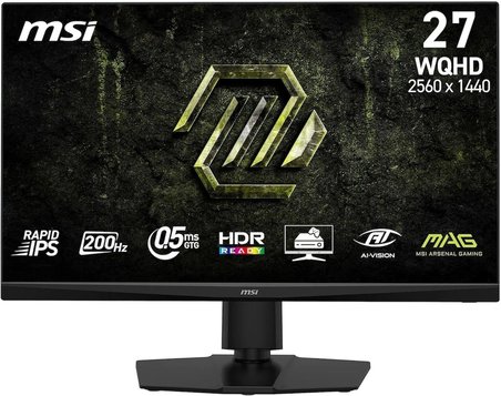MSI MAG 272QPF E20 27" 0.5 ms 2K Pivot IPS 200 Hz Oyuncu Monitörü