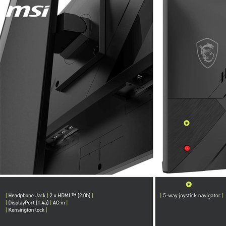 MSI MAG 272QPF E20 27" 0.5 ms 2K Pivot IPS 200 Hz Oyuncu Monitörü