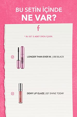 Flormar Lash a Licious& Gloss a Glow Makyaj Seti